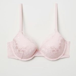 Padded lace bra